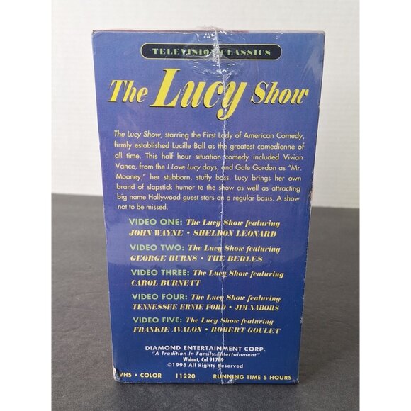The Lucy Show VHS Boxed Set 5 Pack 1998 Diamond Entertainment Lucille Ball - Picture 4 of 6